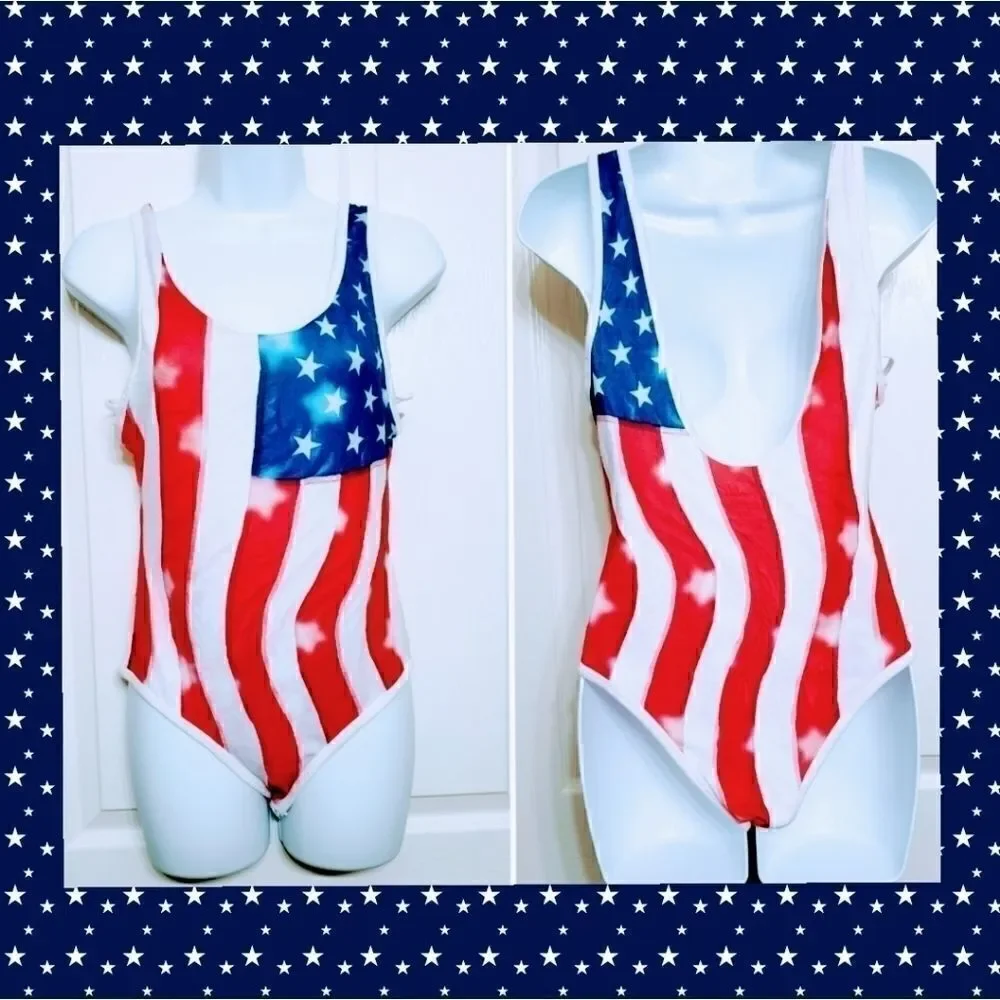 American Flag Body/Swimsuit for Women